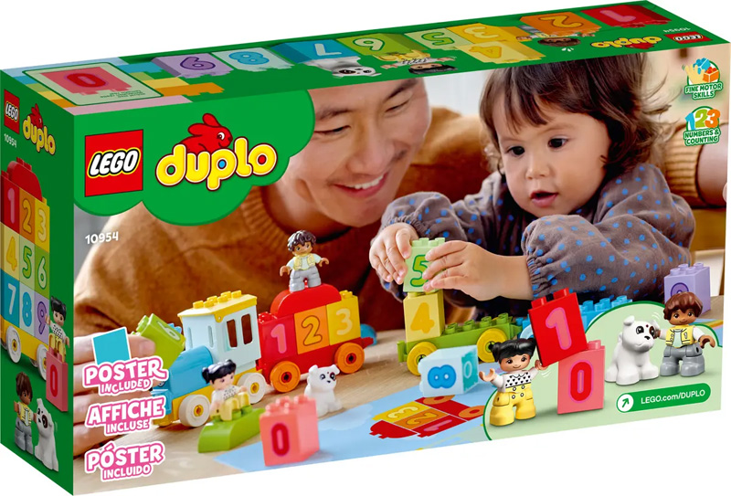 DUPLO Zahlenzug 10954 Box Rückseite