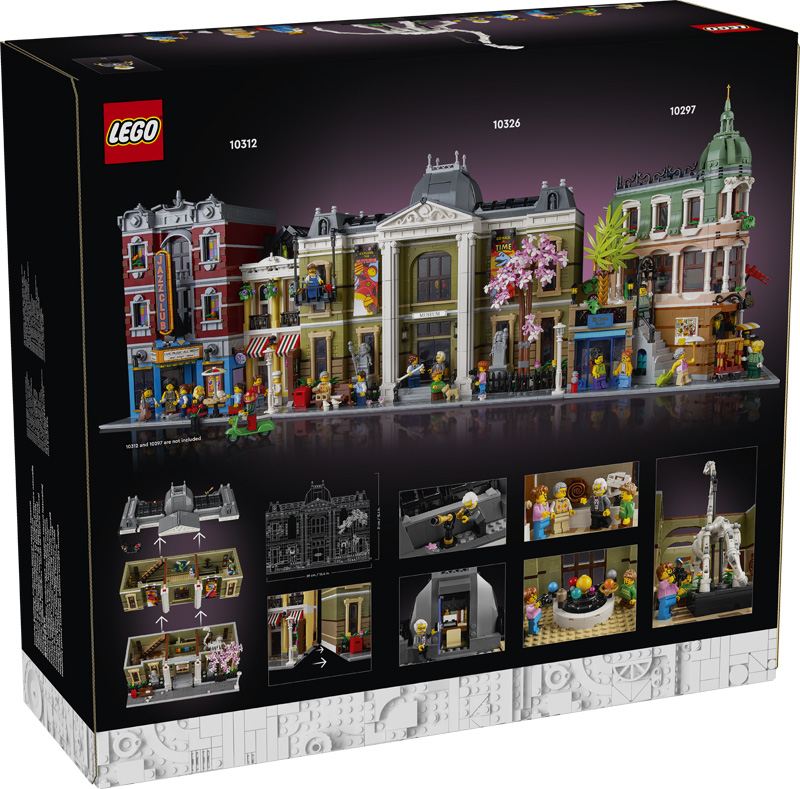 LEGO Naturhistorisches Museum 10326 Box Rückseite