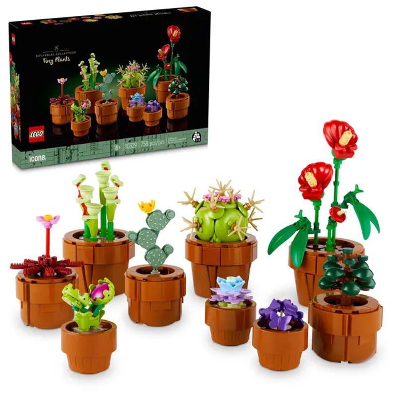 LEGO Mini Pflanzen 10329 Set und Box Vorderseite