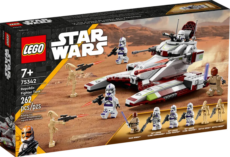 LEGO Star Wars Heft 102/2023 75342 Republic Fighter Tank Box