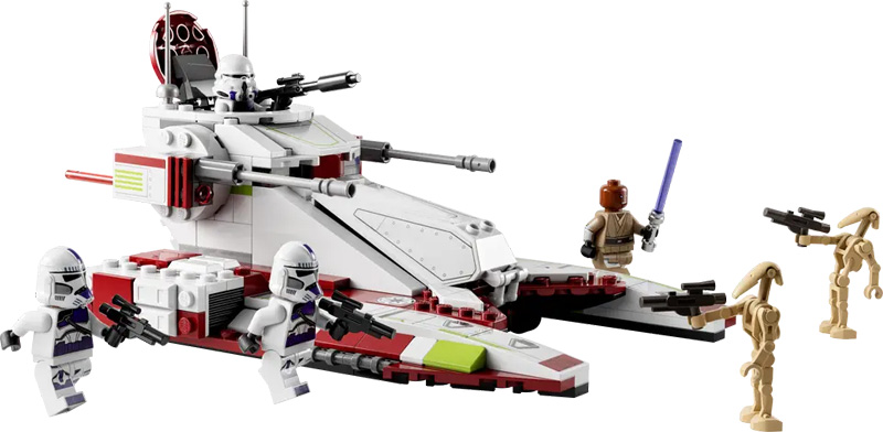 LEGO Star Wars Heft 102/2023 75342 Republic Fighter Tank