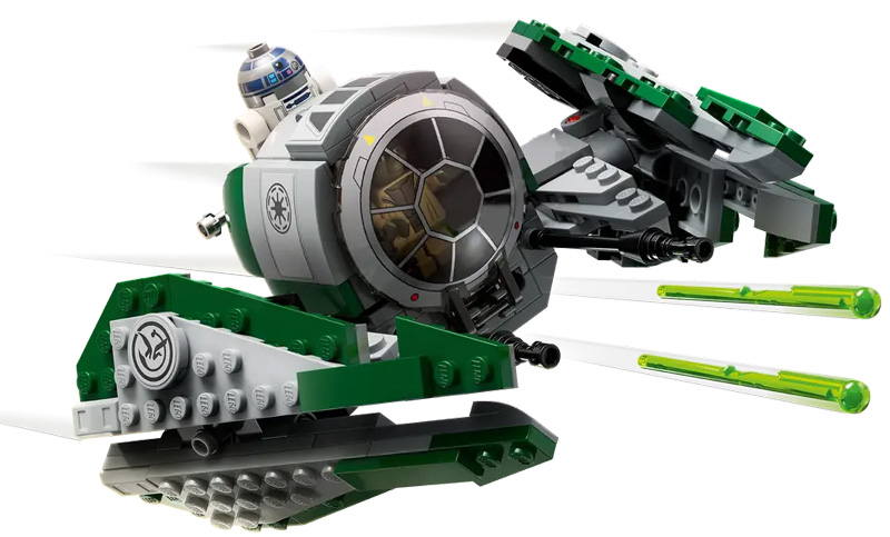 LEGO Star Wars Heft 102/2023 75360 Yodas Jedi Starfighter