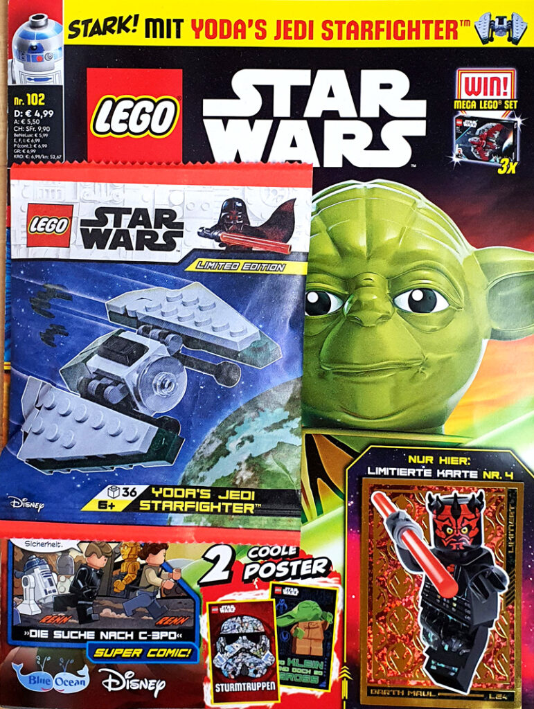 LEGO Star Wars Magazin 102/2023 mit Yodas Jedi Starfighter