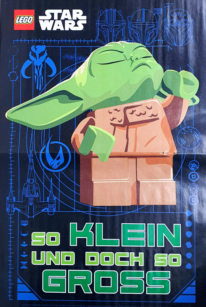 LEGO Star Wars Magazin 102/2023 mit Yodas Jedi Starfighter Poster