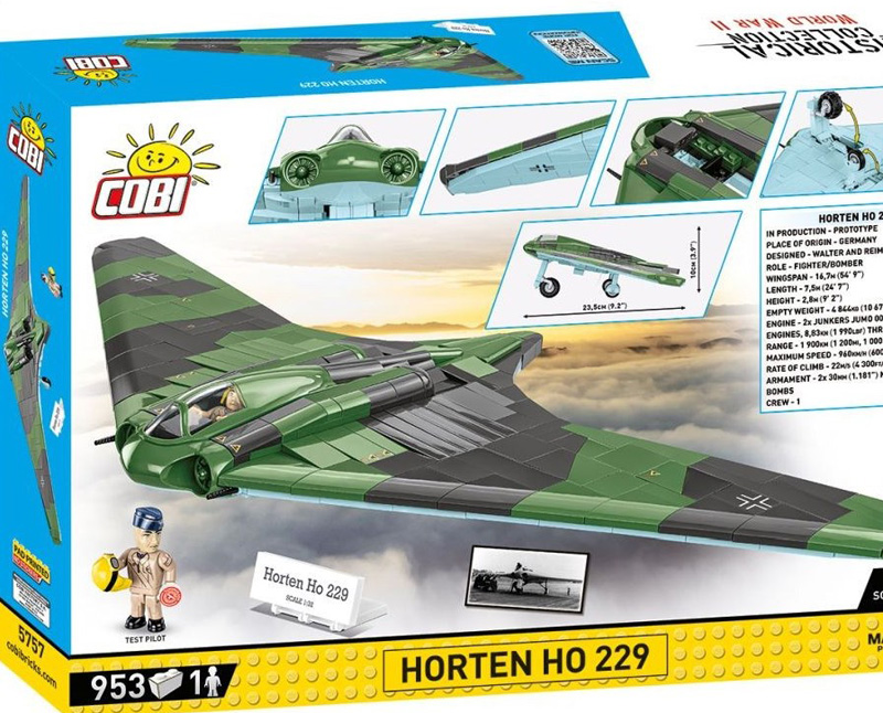 COBI Horten Ho 229 5756 Limited Edition Änderung in Standardversion
