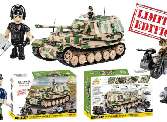 COBI 2581 Panzerjäger Tiger (P) Ferdinand Limited Edition: Alle Bilder und Details