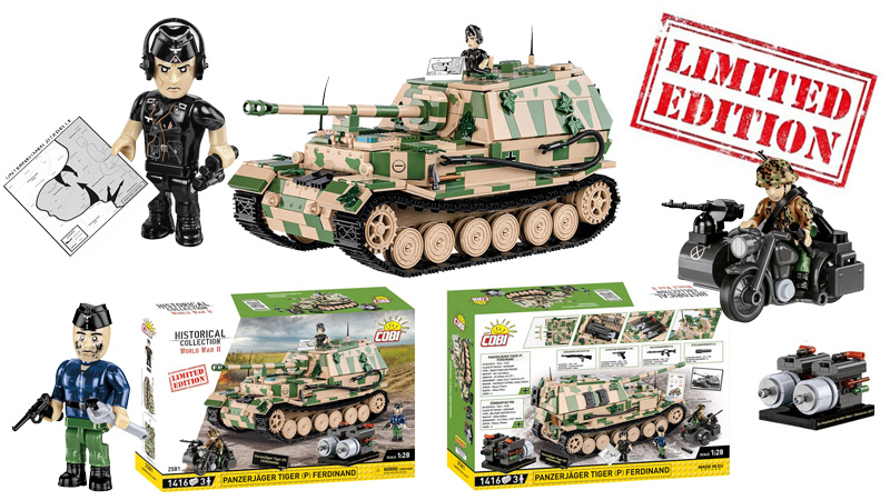 COBI 2581 Panzerjäger Tiger (P) Ferdinand Limited Edition Titel