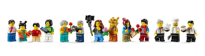 LEGO chinesisches Neujahrsfest Familientreffen 80113 Minifiguren