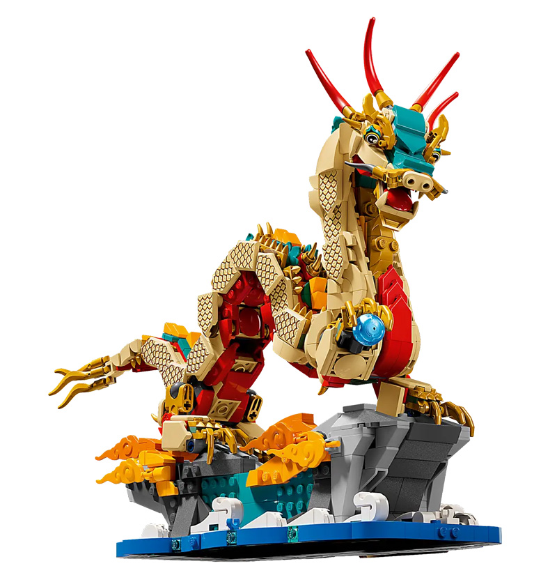 LEGO chinesisches Neujahrsfest Mondneujahr glückverheißender Drache 80112 Set Vorderseite