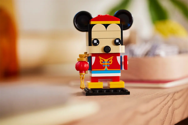 LEGO chinesisches Neujahrsfest Mondneujahr Mickey Maus BrickHeadz 40673 Set