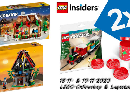 LEGO Insiders-Wochenende 2023: Angebote, GWPs und Prämien im Überblick