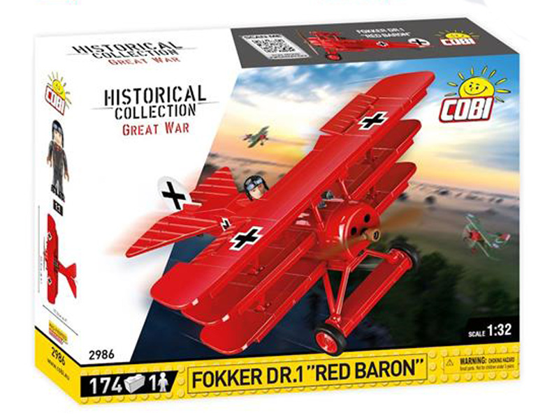 COBI Neuheiten Dezember 2023 wieder da Fokker Dr. 1 Roter Baron 2986