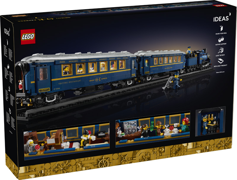 LEGO Orient Express 21344 Box Rückseite