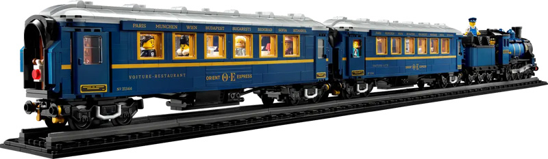 LEGO Orient Express 21344 Set schräge Ansicht