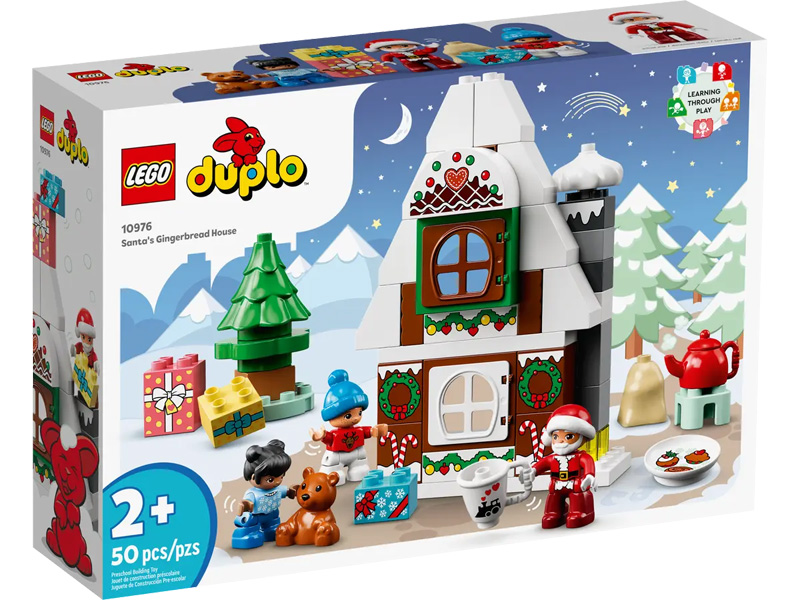 Weihnachtssets von LEGO Duplo Lebkuchenhaus 10976 Box Vorderseite