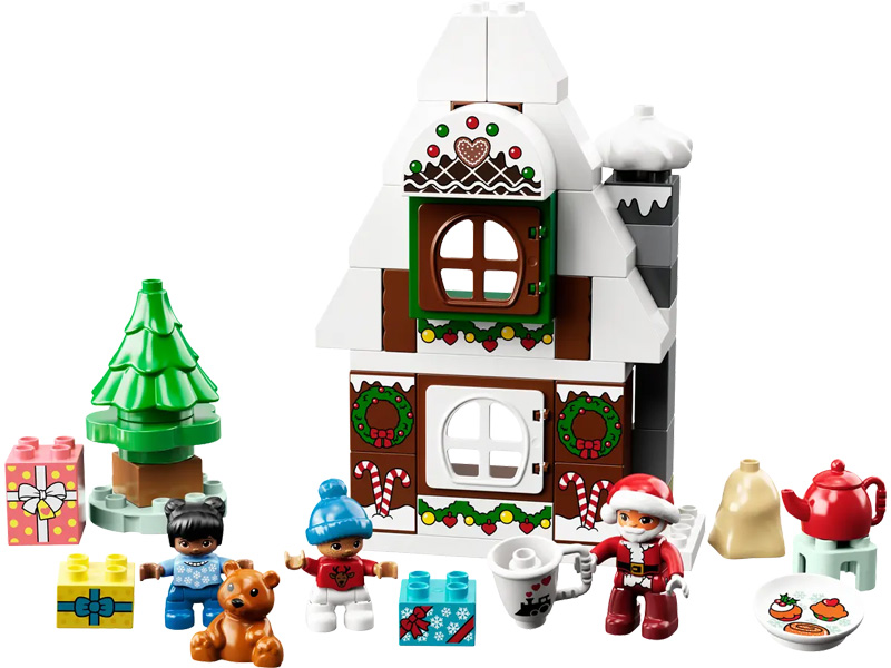 Weihnachtssets von LEGO Duplo Lebkuchenhaus 10976 Set