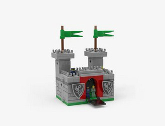 LEGO Black Friday 2023 Prämie Graue Burg