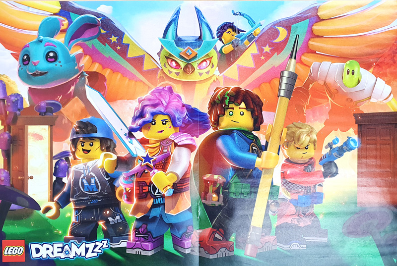 LEGO DreamZzz Magazin 2/2023 mit Cooper Minifigur Poster