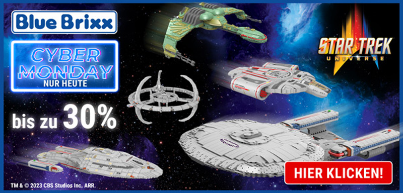 Cyber Monday 2023 bei BlueBrixx: Star Trek Sets reduziert