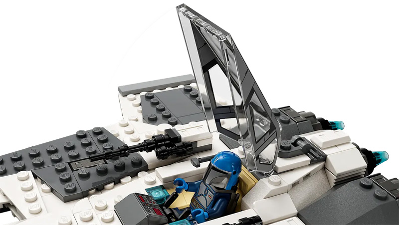 LEGO Mandalorianischer Fang Fighter vs. TIE Interceptor 75348 Minifigur im Cockpit