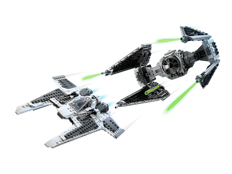 LEGO Mandalorianischer Fang Fighter vs. TIE Interceptor 75348