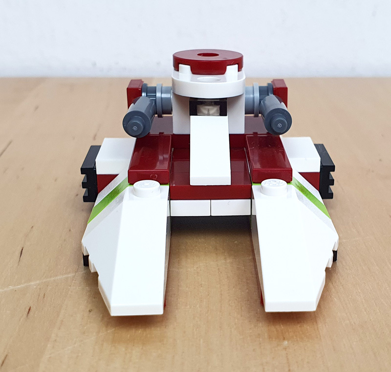 LEGO Star Wars Magazin 103 mit Republic Fighter Tank Modell Frontansicht
