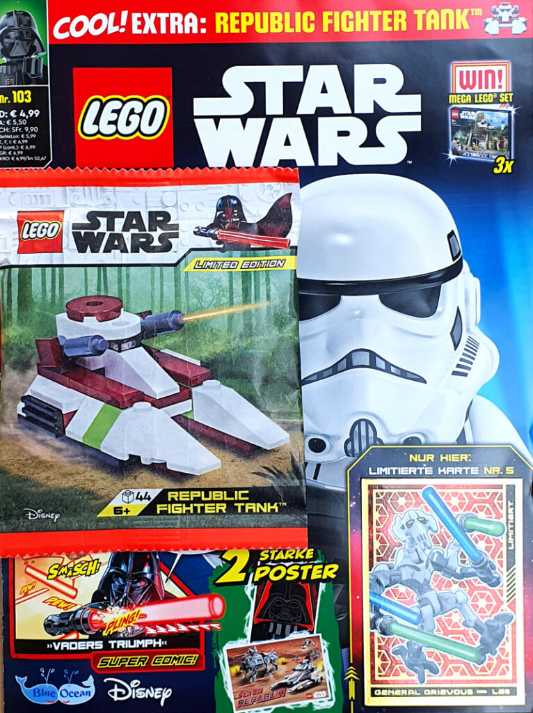 LEGO Star Wars Magazin 103 mit Republic Heft komplett