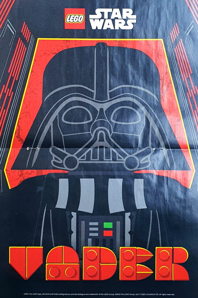 LEGO Star Wars Magazin 103 Poster Darth Vader