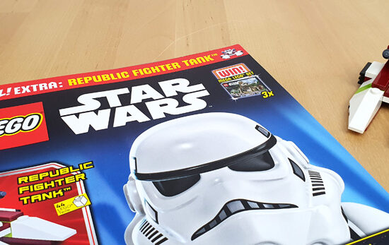 LEGO Star Wars Magazin 103 mit Republic Fighter Tank Titel
