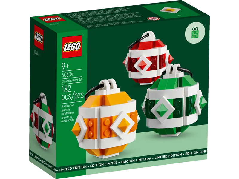 LEGO GWP Weihnachten Weihnachtskugel-Set 40604 Box Vorderseite
