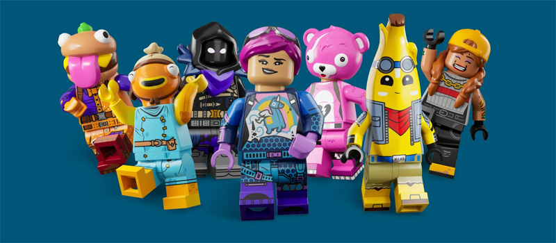 LEGO Fortnite Videospiel Minifiguren Skins