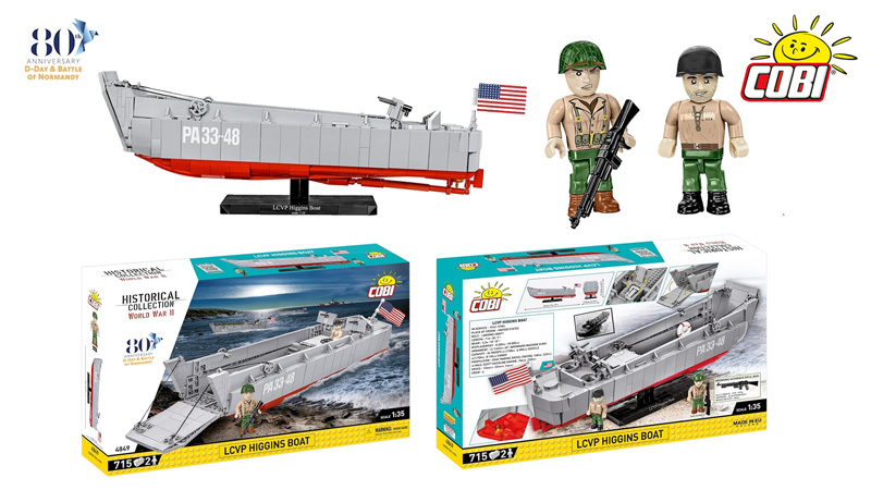 COBI 4849 LCVP Higgins Boat D-Day Titel