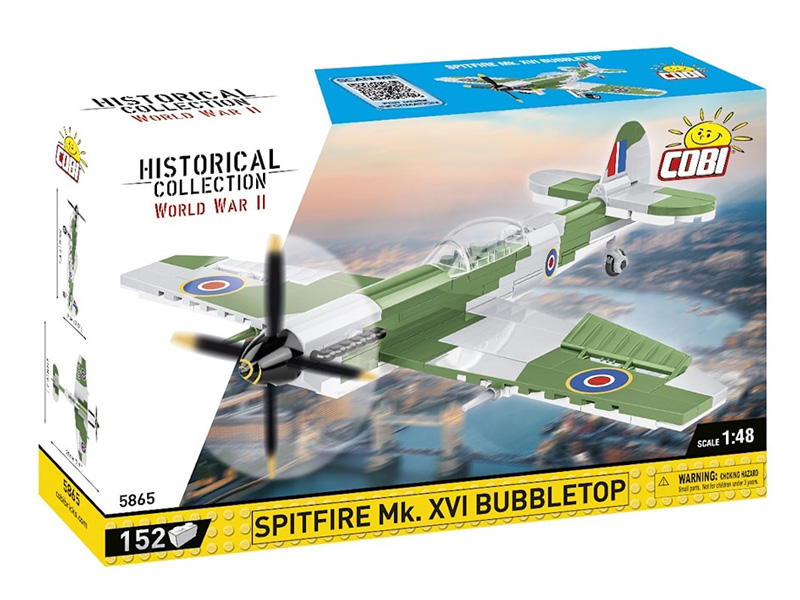 COBI 5865 Spitfire Bubblebtop Box Vorderseite