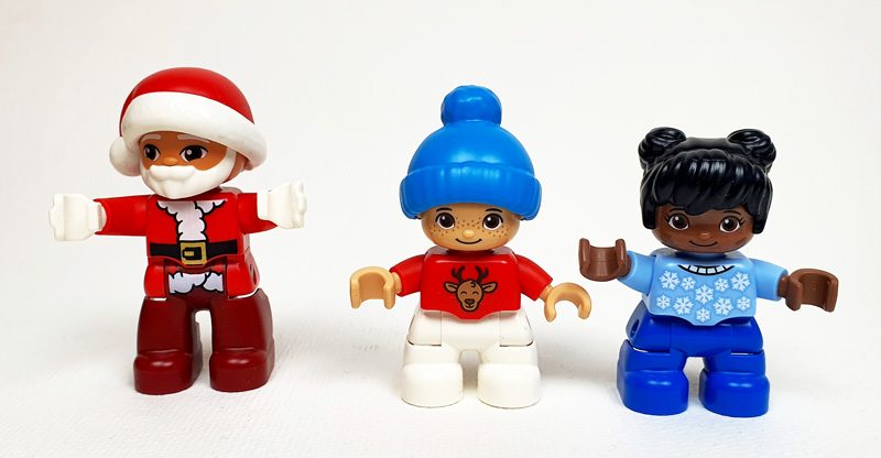 LEGO DUPLO Lebkuchenhaus 10976 Figuren und Weihnachtsmann