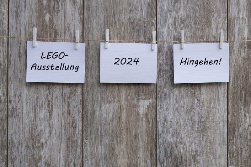 Veranstaltungskalender LEGO-Ausstellungen 2024