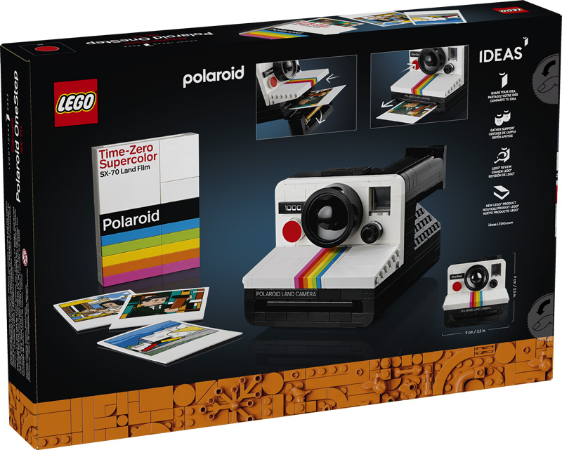 LEGO Polaroid Kamera 21345 Box hinten