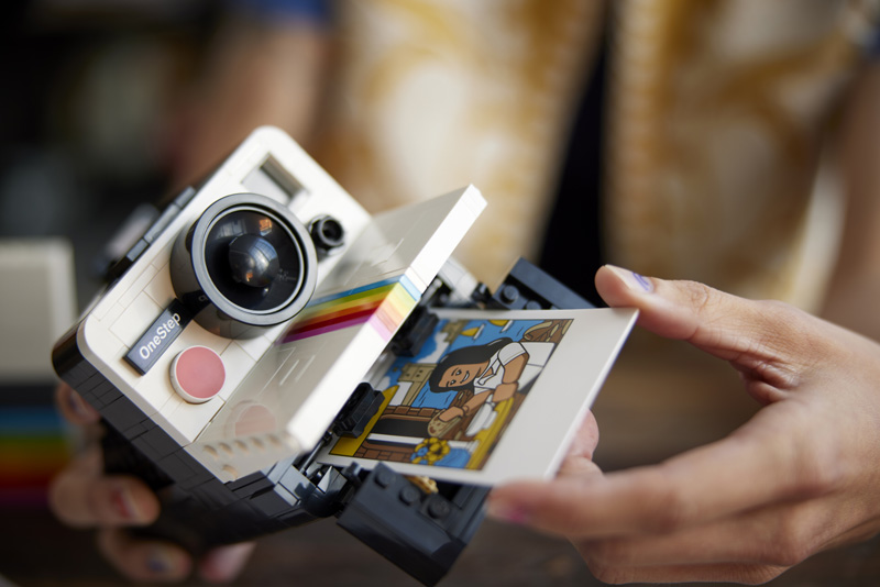 LEGO Polaroid Kamera 21345 Set Kamera mit Bild