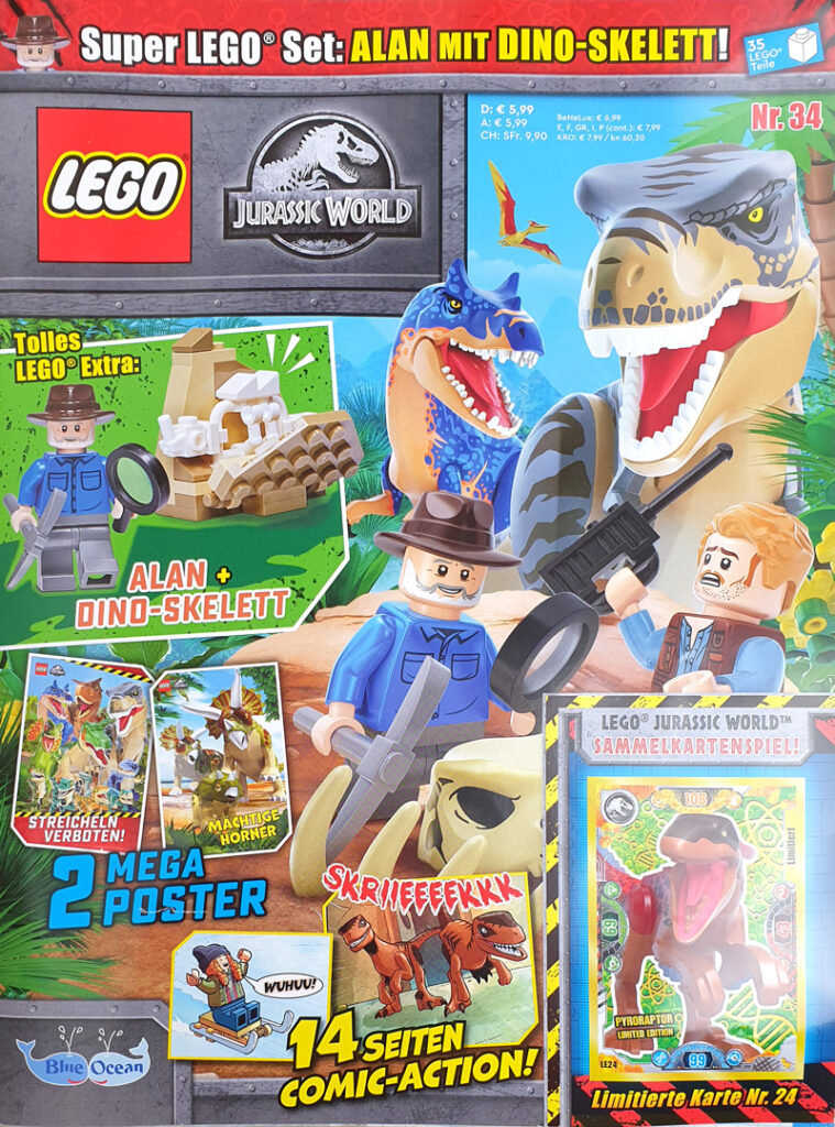 LEGO Jurassic World Magazin 34 Heft