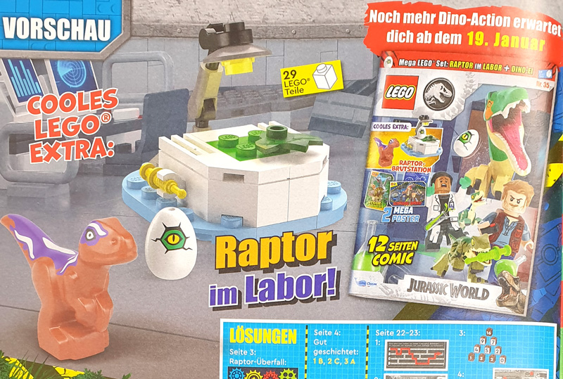 LEGO Jurassic World Magazin 34 Vorschau