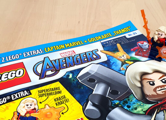 LEGO Marvel Avengers Magazin 21/2023 mit Captain Marvel Minifigur