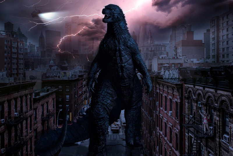 MEGA Construx HTR78 Godzilla X Kong: the New Empire HTR77 HTR78 Godzilla Kunst