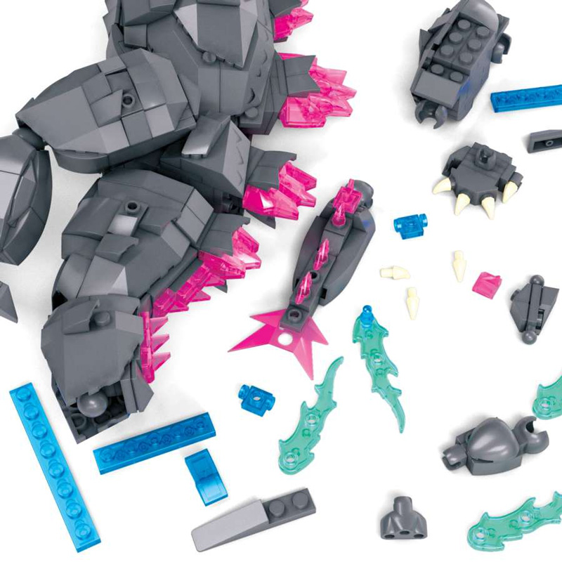 MEGA Construx HTR78 Godzilla X Kong: the New Empire Godzilla Zusammenbau