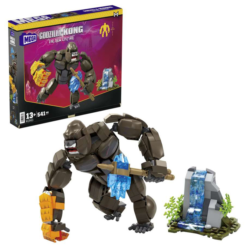 MEGA Construx HTR77 Godzilla X Kong: the New Empire Set und Box