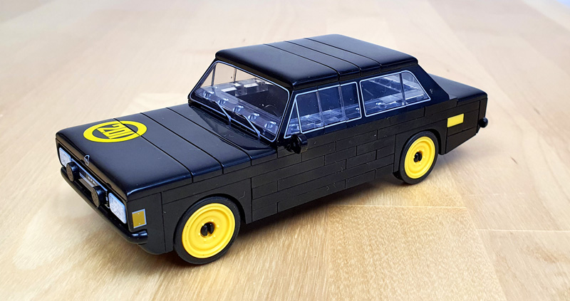 COBI Opel Rekord C Schwarze Witwe 24597 schräge Ansicht