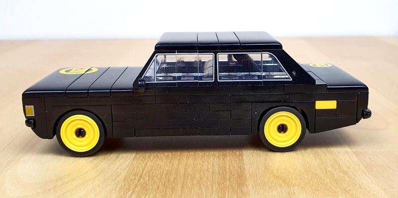 COBI Opel Rekord C Schwarze Witwe 24597 Seitenansicht