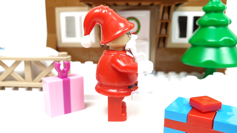 COBI Christmas Time 28020 Minifigur Weihnachtsmann Seite