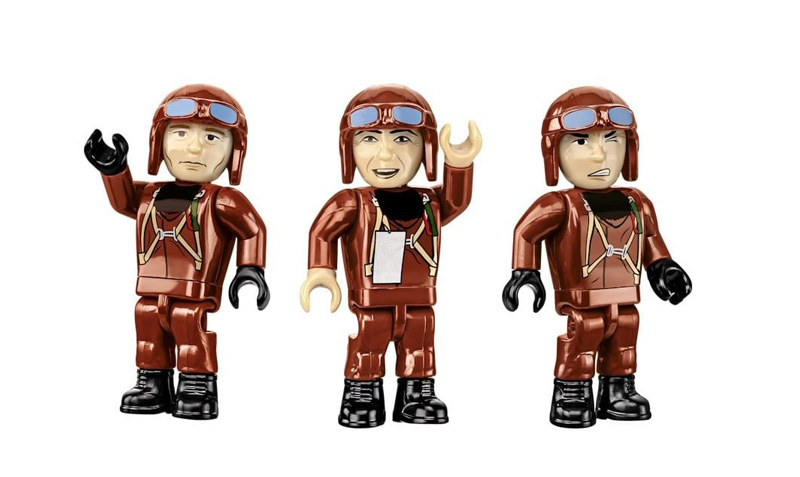 COBI Neuheit Januar 2024 PZL 23 Karas Minifiguren Vorderseite