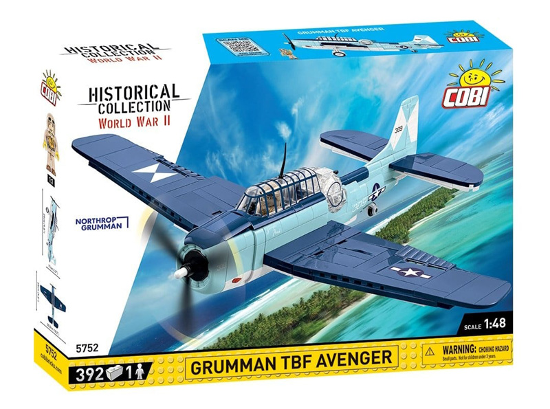 COBI Neuheit Januar 2024 5752 Grumman TBF Avenger Box Vorderseite