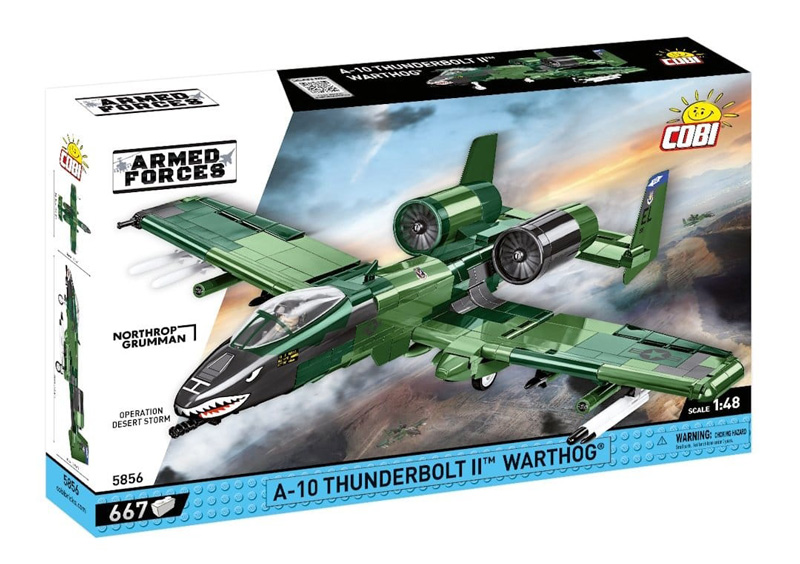 COBI Neuheit Januar 2024 5856 A-10 Thunderbolt II Warthog Box Vorderseite