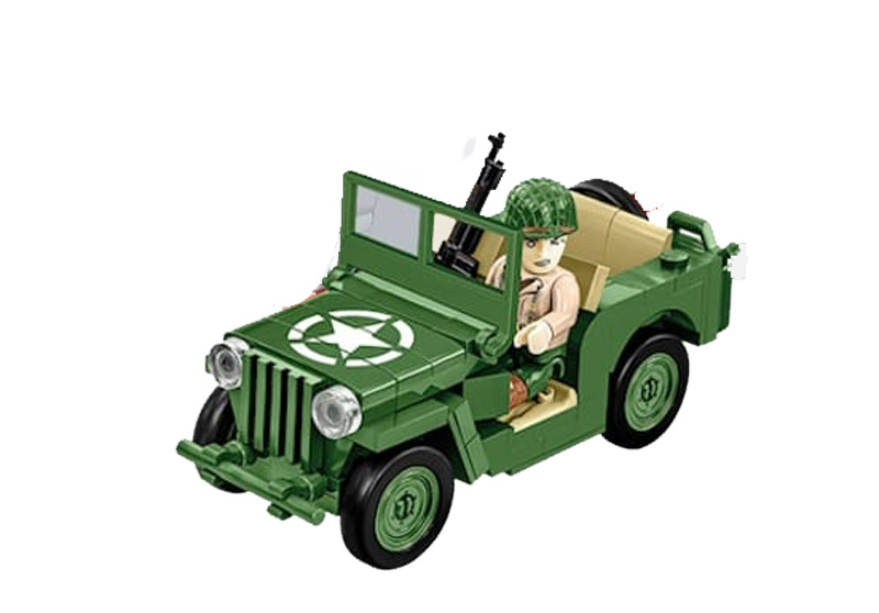 COBI 4848 Limited Edition LCVP Higgins Boat Willys Jeep